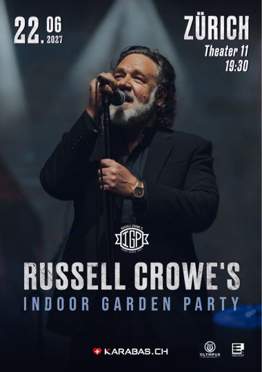 RUSSELL CROWE`S INDOOR GARDEN PARTY
